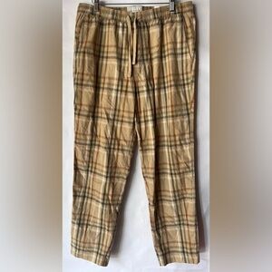 Sun +‎ Stone Men's Plaid Jogger Size L NEW